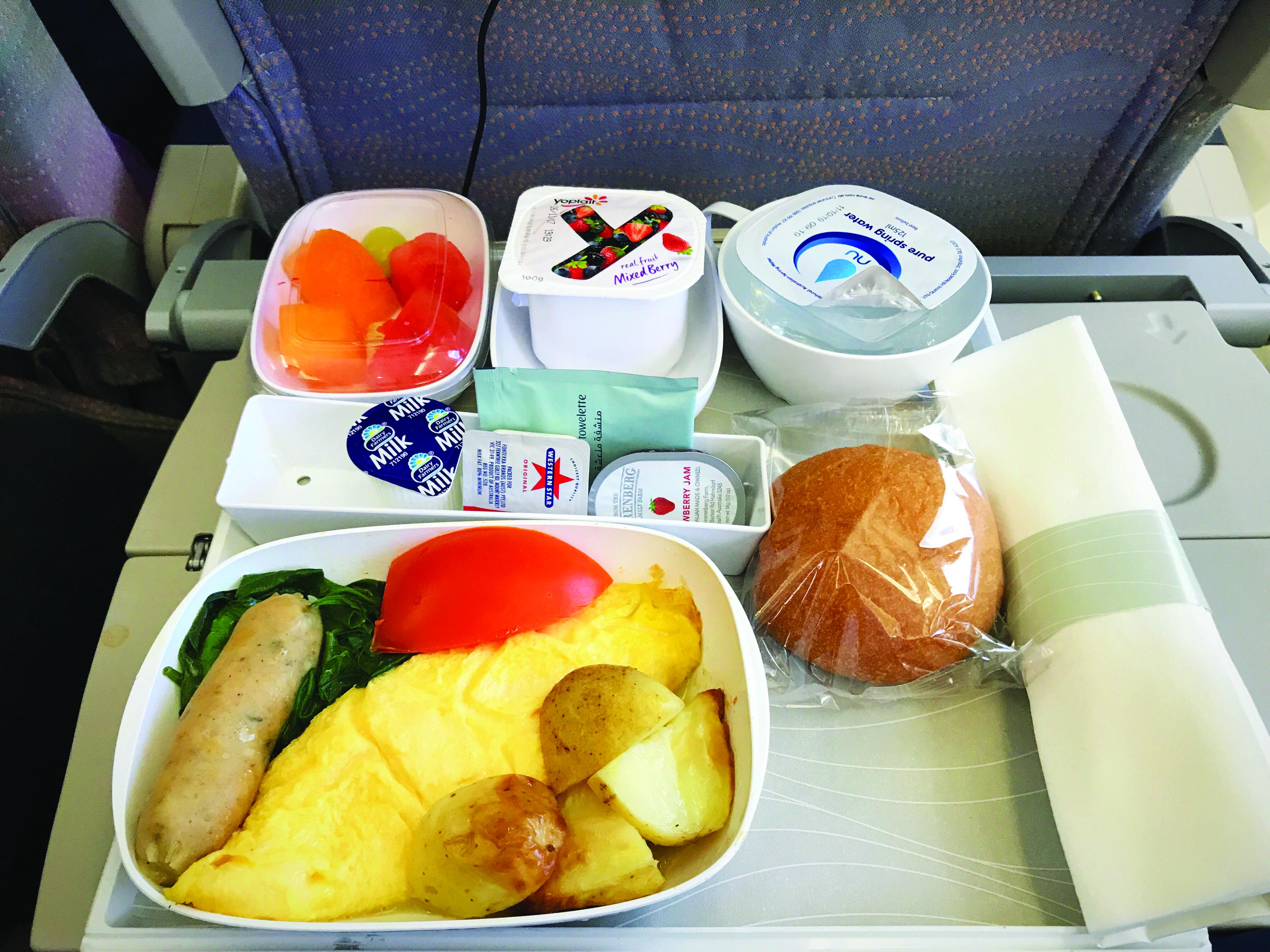 airline food tray