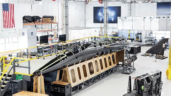 assembly of fighter aircraft 