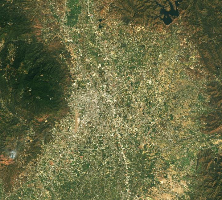 satellite image of pollution china mai